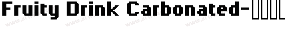 Fruity Drink Carbonated字体转换